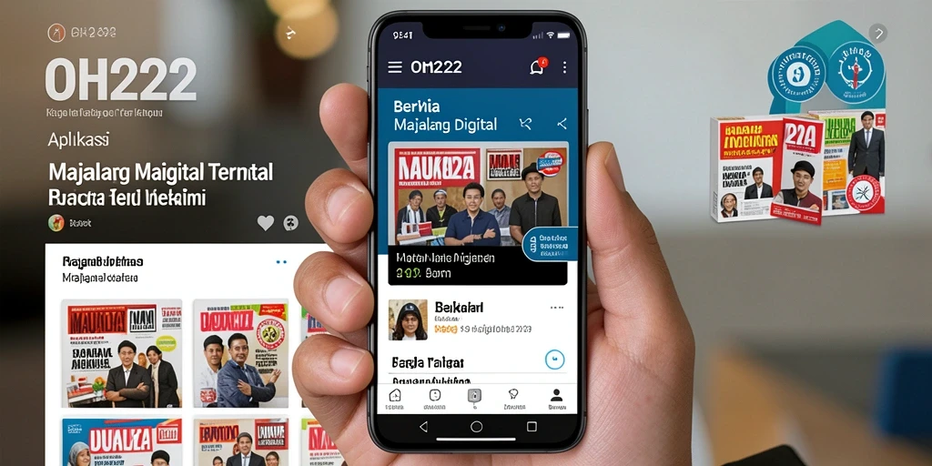 Antarmuka pengguna OH222 yang menarik dan fungsional.
