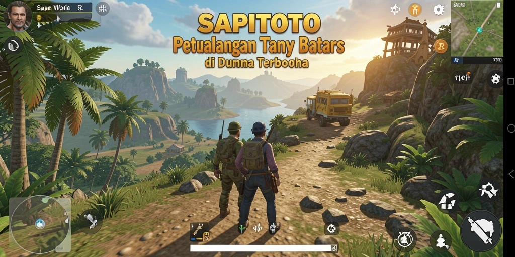 Antarmuka visual SAPITOTO yang menarik dan mengesankan.